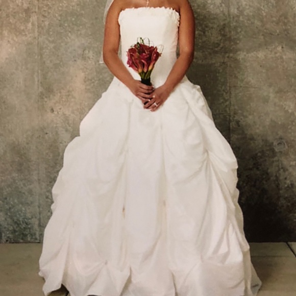 Maggie Sottero Dresses & Skirts - Ivory Strapless A-Line Maggie Sottero